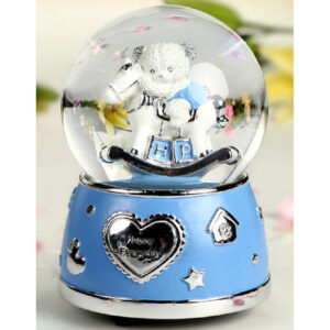 SHINING BLUE SNOWGLOBE