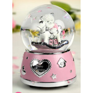 SHINING PINK SNOWGLOBE