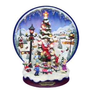 SANTA, CHILDREN, X'MAS TREE SCENE