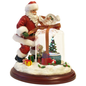 SANTA HOLDING GIFT WRAPPED