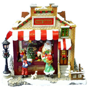 SANTA AND CHILDREN TOY SHOP