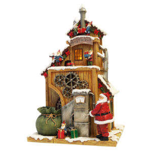 SANTA AND CHILDREN TOY FACTORY