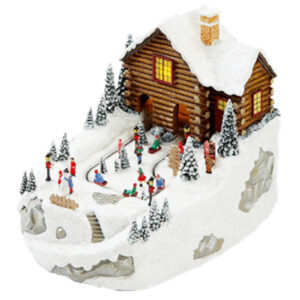 ANIMATED VILLAGE SCENE