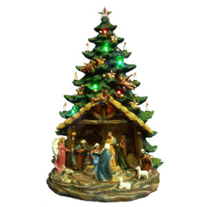 CHRISTMAS TREE AND NATIVITY