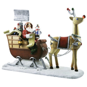 DEER DRAWING SANTA