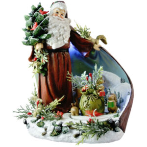 SANTA WINTER SCENE