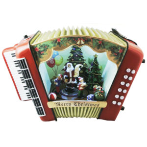 ACCORDION INSIDE SANTA AND CHILD