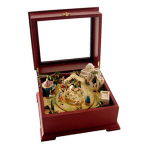 ILLUMINATED MUSICBOX NATIVITY
