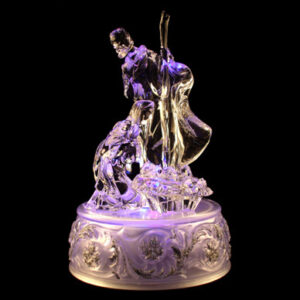 ILLUMINATED CRYSTAL NATIVITY