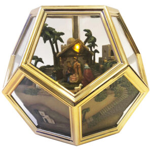 TWELVE FACE GLOBE - NATIVITY