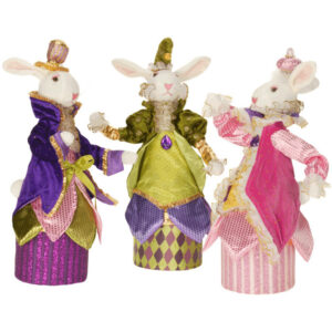 RABBIT CANDY BOXES SET 3 ASST